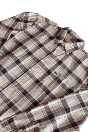 Lacoste Original Beige Long Sleeve Shirt