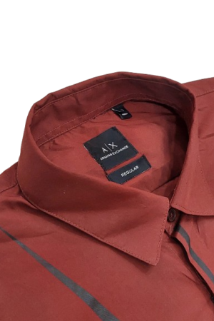 A/X Premium Micro-Print Long Sleeve Shirt