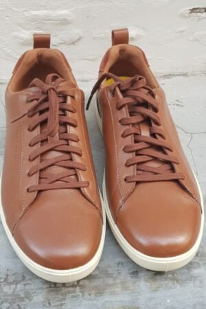 Cole Haan Z2945 Brown Grand+ Crosscourt Men's Leather Sneakers