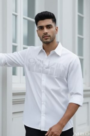 CK Long Sleeve Shirt White