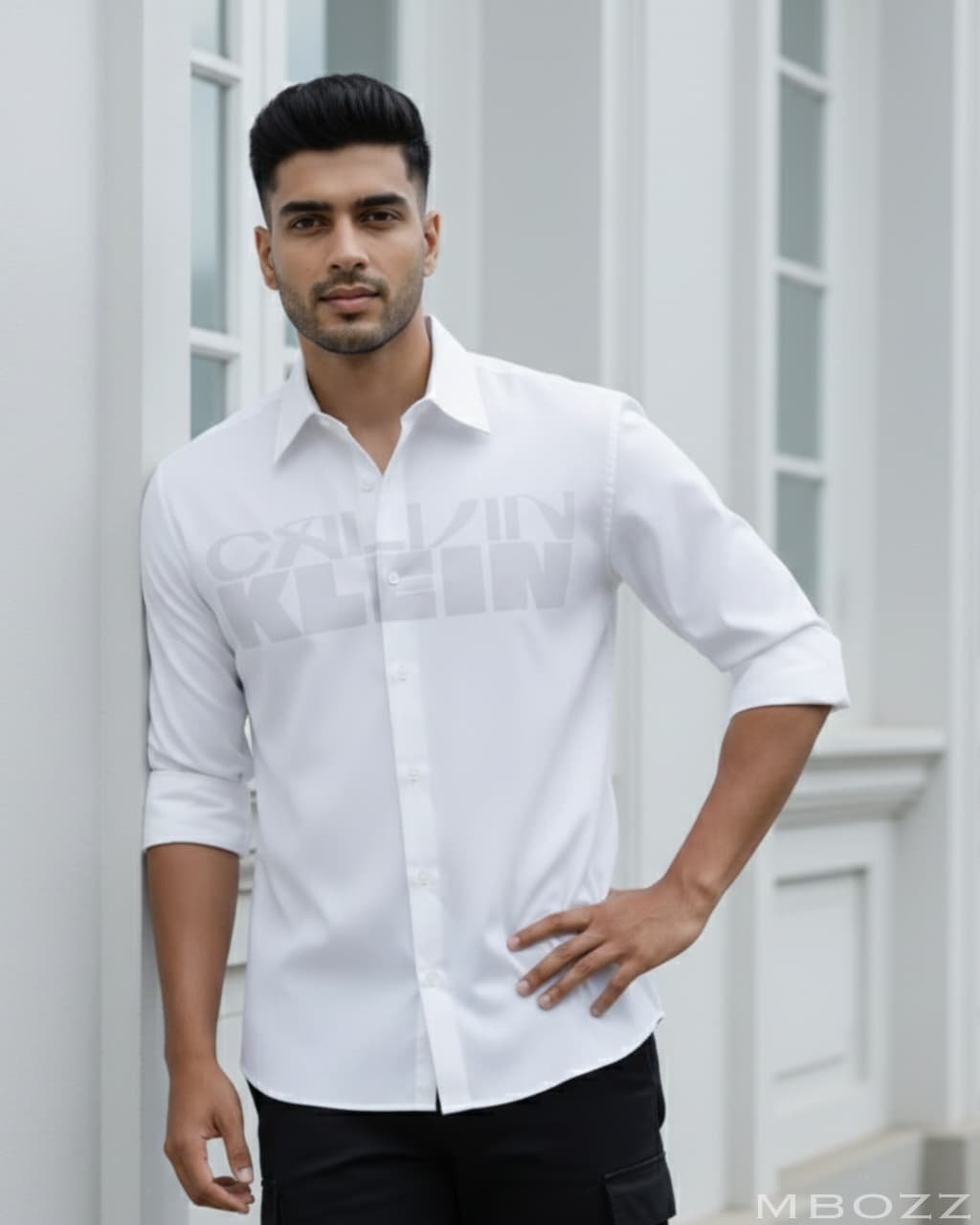 CK Long Sleeve Shirt White