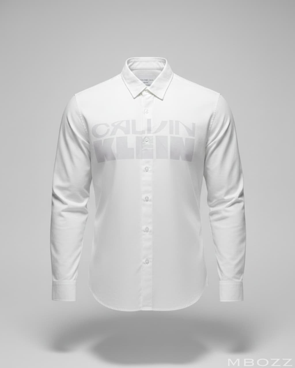 CK Long Sleeve Shirt White - Image 4